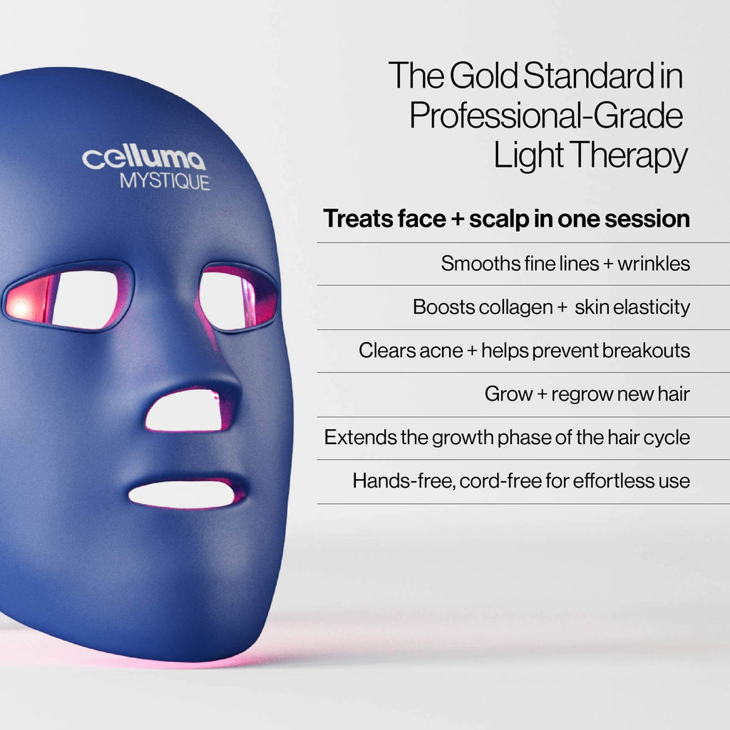 MYSTIQUE LED Red Light Therapy Mask | Anti-Aging, Acne & Hair