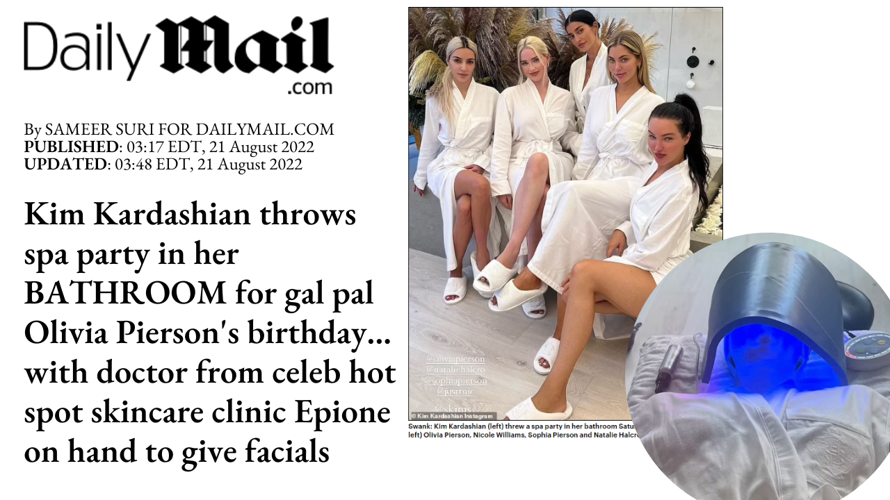 Kim K & Friends Enjoy Celluma Light Therapy