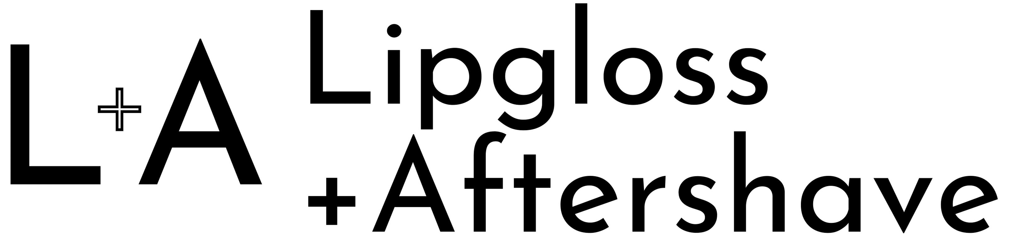 Lipgloss and Aftershave Logo