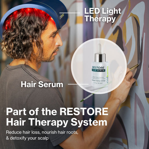 The RESTORE Hair Therapy System - RESTORE LED+RESTORE Hair Serum